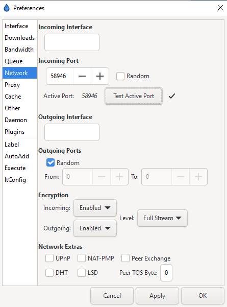 !Network Settings